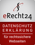 Datenschutz 1 erecht24 siegel datenschutz rot